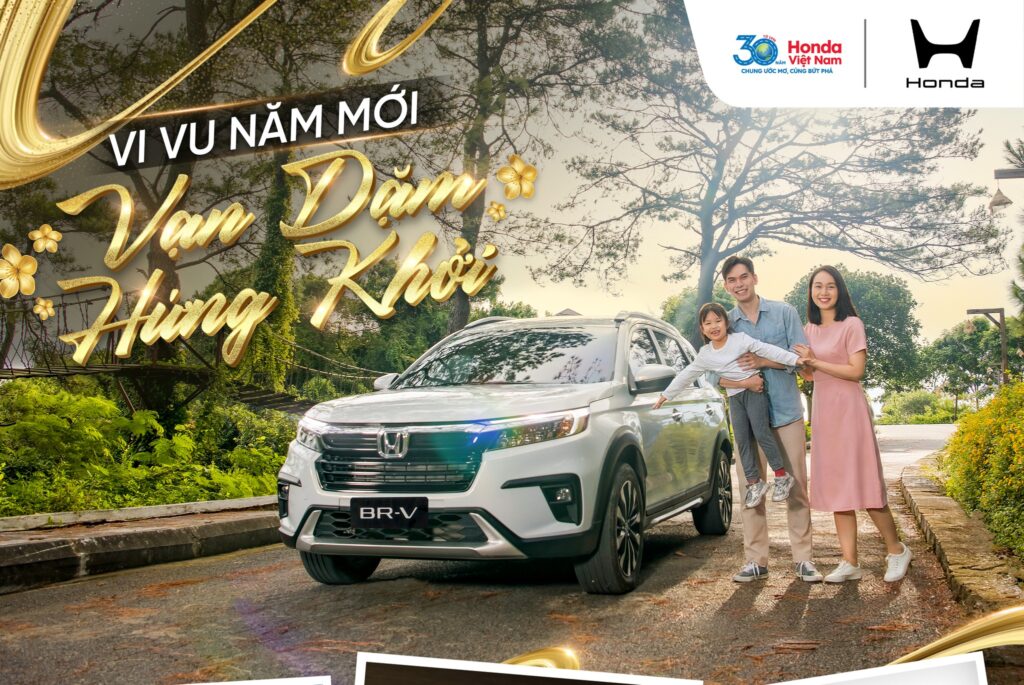 VI VU NĂM MỚI - VẠN DẶM HỨNG KHỞI​  CÙNG HONDA BR-V